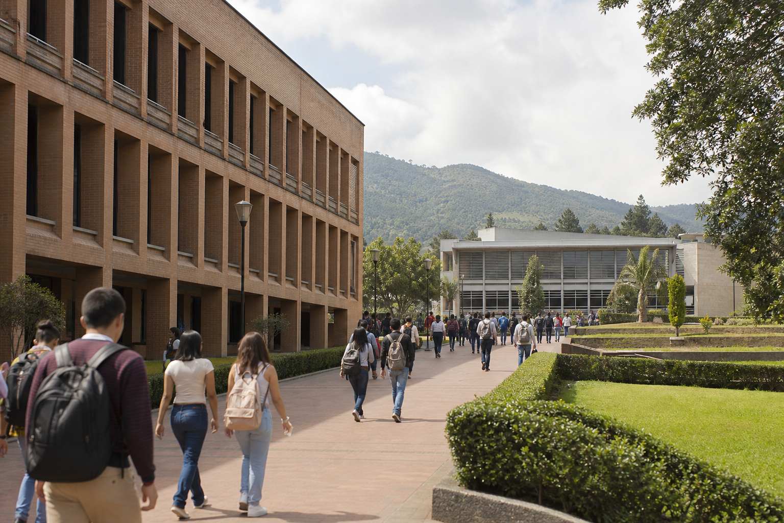 Campus de academia con varias sedes